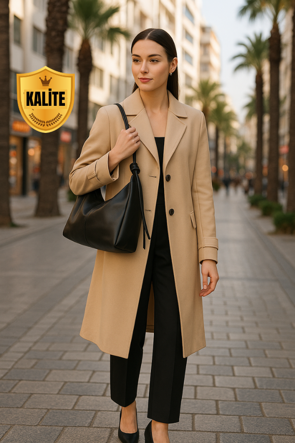 Urban Knot – Şehir Ruhu Siyah Deri Omuz Çantası
